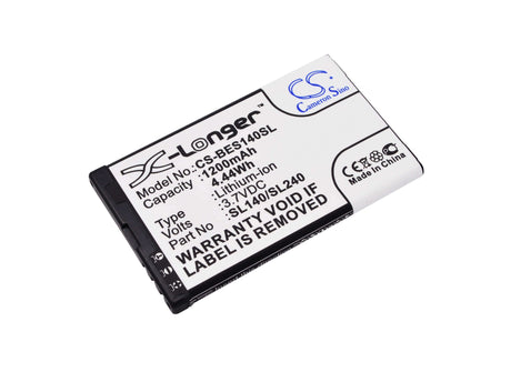 Battery For Bea-fon Sl140, Sl240, Sl340 3.7v, 1200mah - 4.44wh Mobile, SmartPhone Cameron Sino Technology Limited   