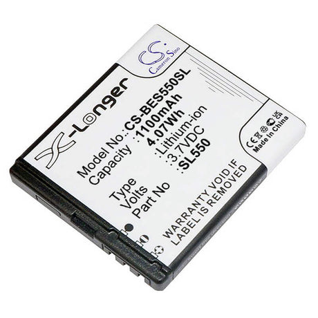 Battery For Bea-fon Sl550 3.7v, 1200mah - 4.44wh Mobile, SmartPhone Cameron Sino Technology Limited   