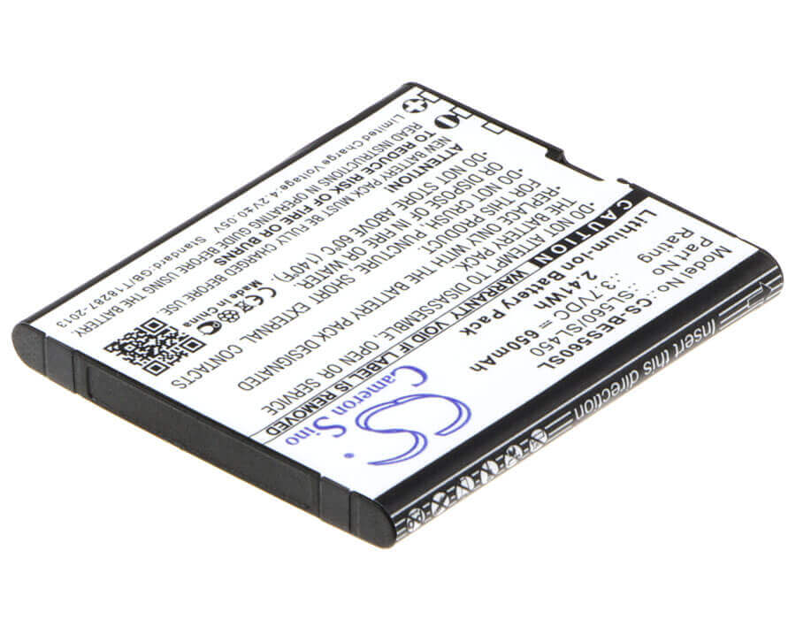 Battery For Bea-fon Sl560, Sl450 3.7v, 650mah - 2.41wh Mobile, SmartPhone Cameron Sino Technology Limited   