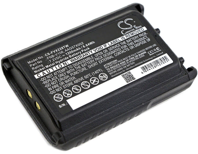 Battery For Bearcom, Bc-95 7.2v, 1200mah - 8.64wh Two-Way Radio Cameron Sino Technology Limited   