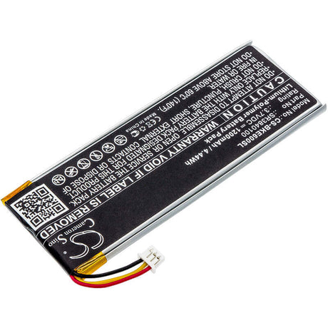 Battery For Becker, Active 6, Active 6 Lmu, Active 6 Lmu Plus 3.7v, 1200mah - 4.44wh GPS, Navigator Cameron Sino Technology Limited   