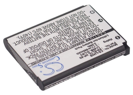 Battery For Benq S1410, T1260, Ae100, Ae110, 3.7v, 660mah - 2.44wh Camera Cameron Sino Technology Limited   