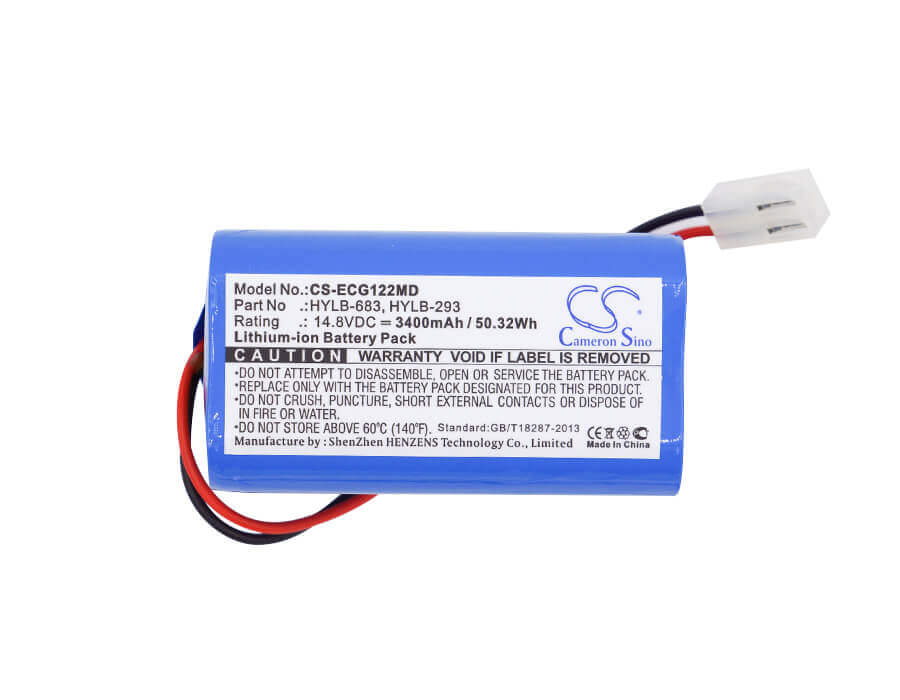 Battery For Biocare, Ecg-1200, Ecg-1210 14.8v, 3400mah - 50.32wh Medical Cameron Sino Technology Limited (Medical)   