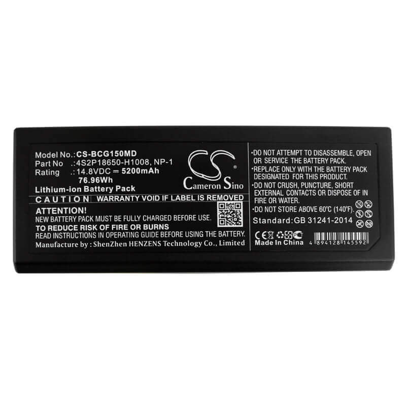 Battery For Biocare, Im15, 14.8v, 5200mah - 76.96wh Medical Cameron Sino Technology Limited (Medical)   