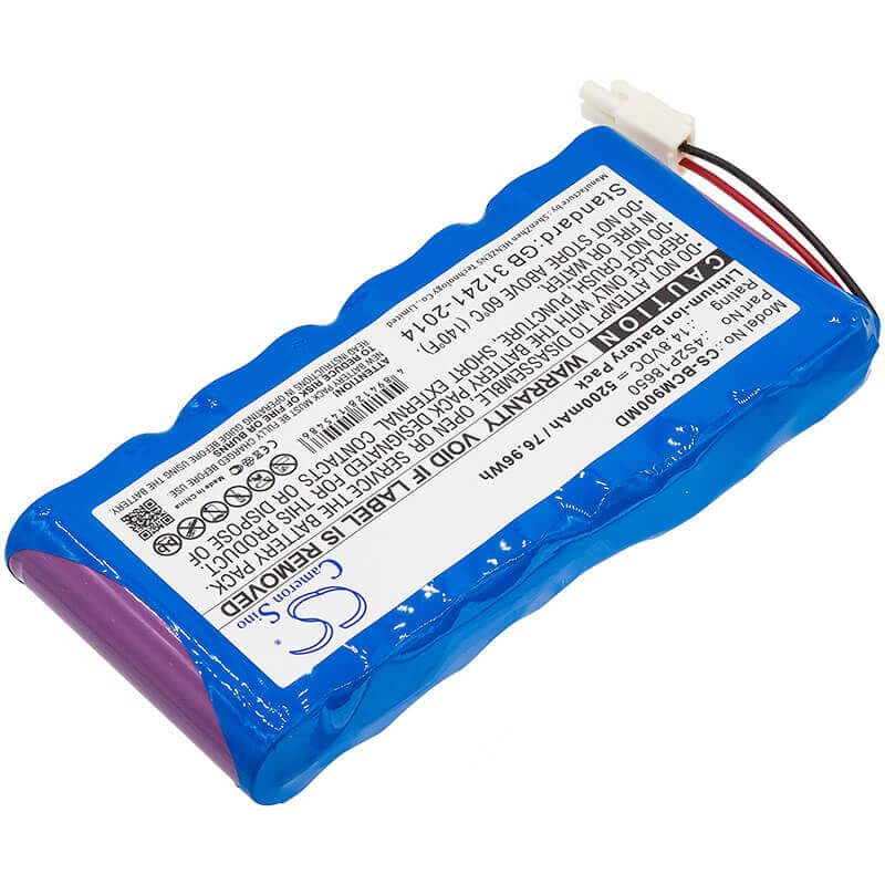 Battery For Biocare, Pm900, Pm900 Patient Monitor 14.8v, 5200mah - 76.96wh Medical Cameron Sino Technology Limited (Medical)   