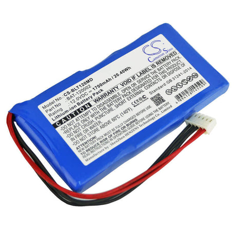 Battery For Biolight, Blt-1203a, Blt-1203a Vital Signs Monitor 12v, 1700mah - 20.40wh Medical Cameron Sino Technology Limited (Medical)   