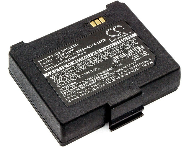 Battery For Bixolon, Spp-r200/ii, Spp-r300, Spp-r400 3.7v, 2200mah - 8.14wh Portable Printer Cameron Sino Technology Limited   