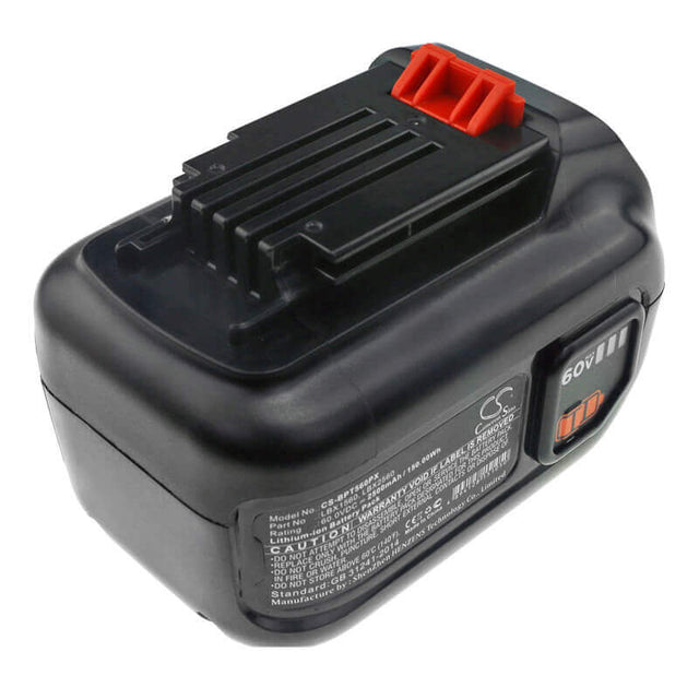 Battery For Black & Decker, 60v Max Blower, 60v Max Powerswap 20 Cordless Mower, 60v Max Trimmer 60v, 2500mah - 150.00wh Lawn Mowers Cameron Sino Technology Limited   