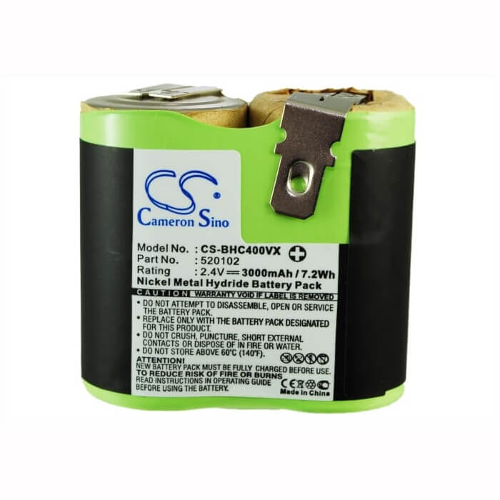 Battery For Black & Decker Classic Hc400 2.4v, 3000mah - 7.20wh Vacuum Cameron Sino Technology Limited   