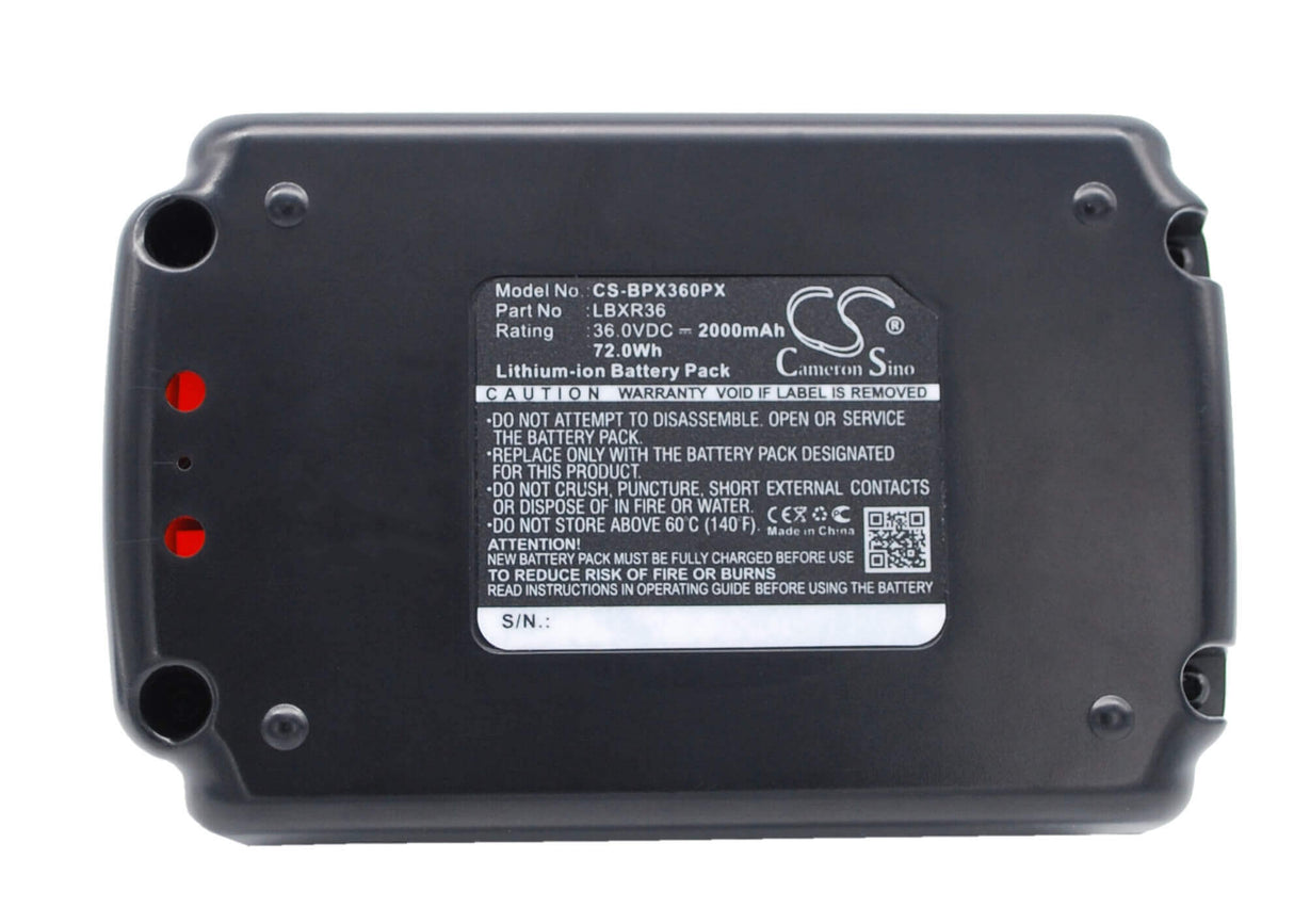 Battery For Black & Decker Cst1200, Cst800, Lst136 36v, 2000mah - 72.00wh Batteries for Electronics Cameron Sino Technology Limited   