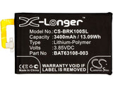 Battery For Blackberry, Bbb100-1, Bbb100-1 Td-lte, Bbb100-2, Bbb100-3 3.85v, 3400mah - 13.09wh Mobile, SmartPhone Cameron Sino Technology Limited   