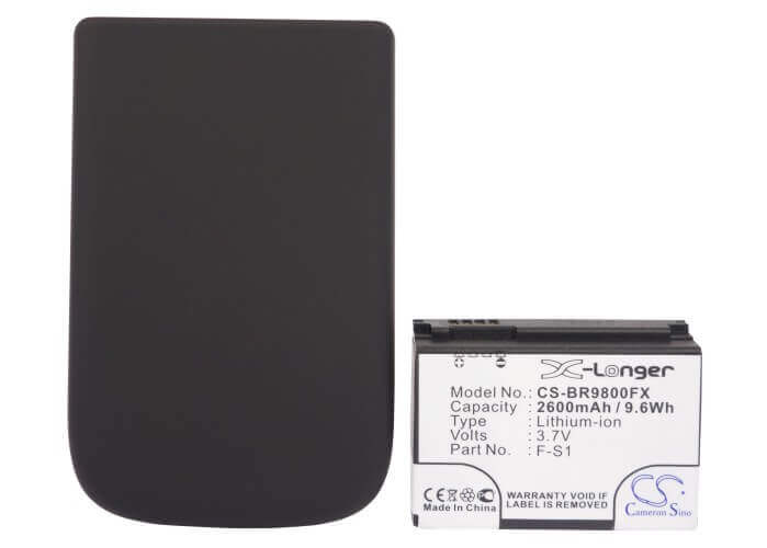 Battery For Blackberry Blackberry Torch, Torch 9800 3.7v, 2600mah - 9.62wh Mobile, SmartPhone Cameron Sino Technology Limited   