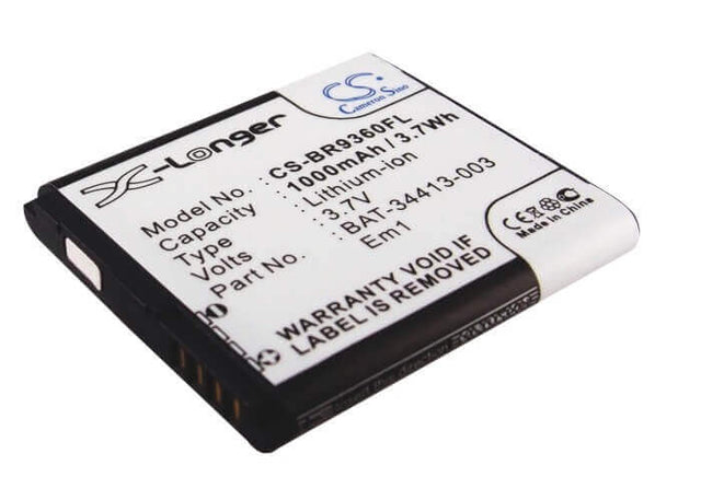 Battery For Blackberry Curve 9370, 3.7v, 1000mah - 3.70wh Mobile, SmartPhone Cameron Sino Technology Limited   