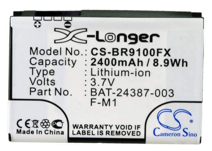 Battery For Blackberry Pearl 9100 3.7v, 2400mah - 8.88wh Mobile, SmartPhone Cameron Sino Technology Limited   