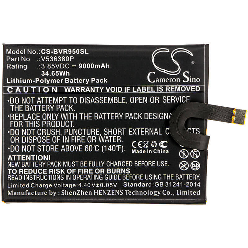 Battery For Blackview, Bv9500, Bv9500 Oro 3.85v, 9000mah - 34.65wh Mobile, SmartPhone Cameron Sino Technology Limited   