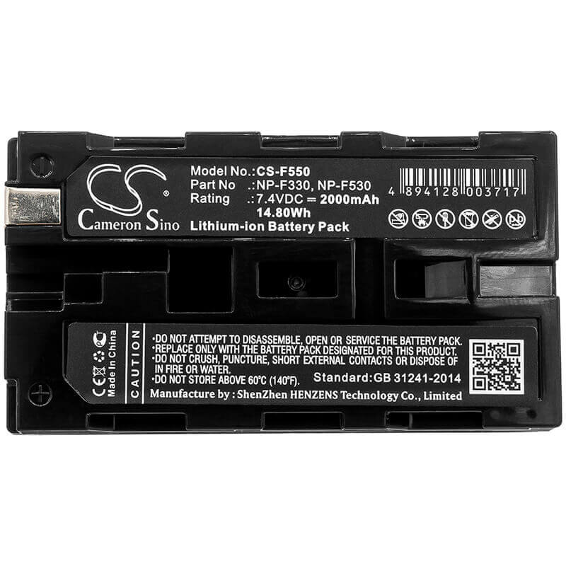 Battery For Blaupunkt Erc884 7.4v, 2000mah - 14.80wh Camera Cameron Sino Technology Limited   