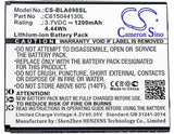 Battery For Blu, A090l, A090u, Advance 4.0 M 3.7v, 1400mah - 5.18wh Mobile, SmartPhone Cameron Sino Technology Limited   