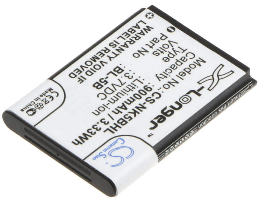 Battery For Blu Bar Q 3.7v, 900mah - 3.33wh Camera Cameron Sino Technology Limited   