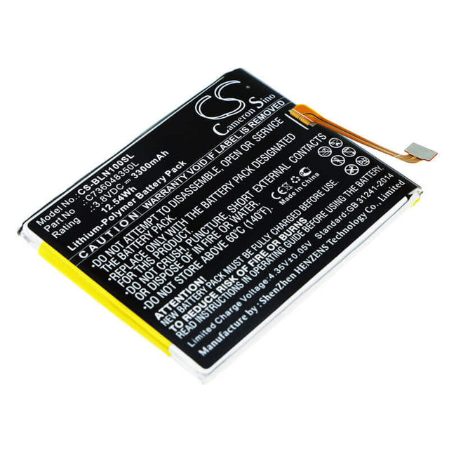 Battery For Blu, Bold N1 3.8v, 3300mah - 12.54wh Mobile, SmartPhone Cameron Sino Technology Limited   