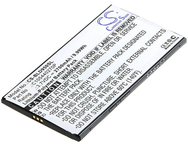 Battery For Blu Dash X Plus, D950, D950u 3.7v, 2700mah - 3.89wh Mobile, SmartPhone Cameron Sino Technology Limited   