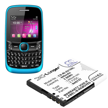 Battery For Blu Deejay Touch, Tattoo Mini Tv, Deejay Ii 3.7v, 820mah - 3.03wh Mobile, SmartPhone Cameron Sino Technology Limited   