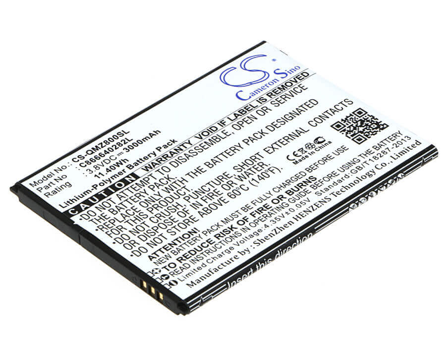 Battery For Blu Life Onexl 3.8v, 3000mah - 11.40wh Mobile, SmartPhone Cameron Sino Technology Limited   