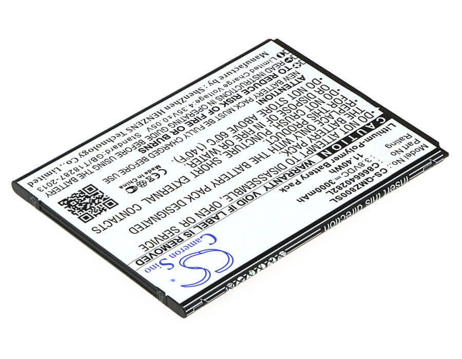 Battery For Blu Life Onexl 3.8v, 3000mah - 11.40wh Mobile, SmartPhone Cameron Sino Technology Limited   