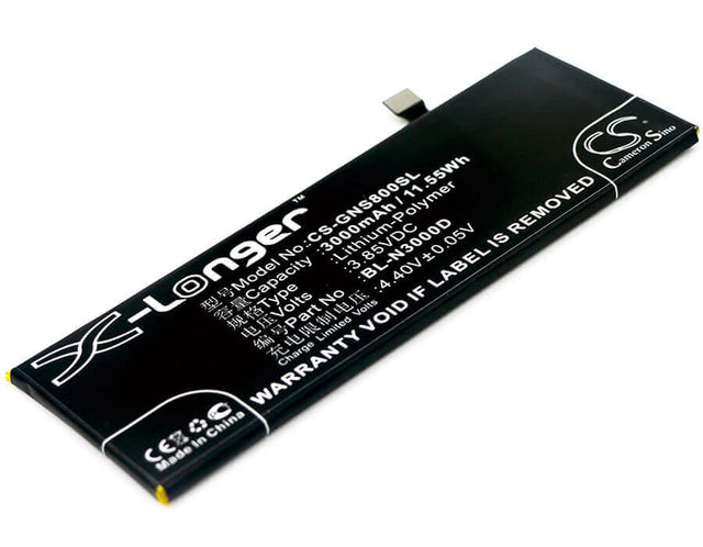 Battery For Blu, P0030uu, Pure Xr 3.85v, 3000mah - 11.55wh Mobile, SmartPhone Cameron Sino Technology Limited   