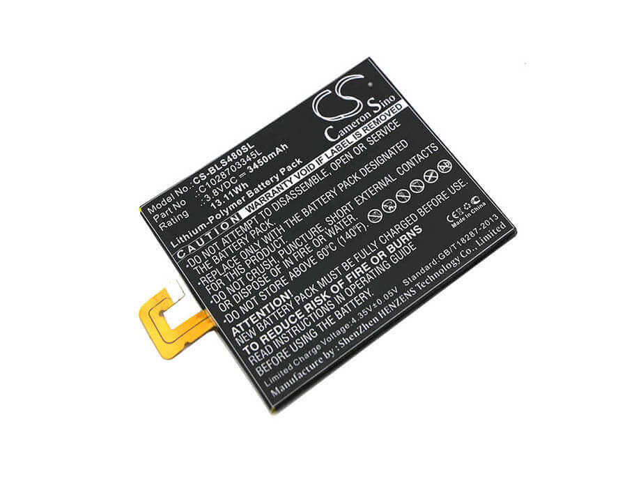 Battery For Blu Studio 7.0 Ii, U48ou, S490u 3.8v, 3450mah - 5.55wh Mobile, SmartPhone Cameron Sino Technology Limited   