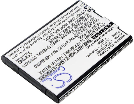 Battery For Blu, T192, Tank Li 3.7v, 1700mah - 6.29wh Mobile, SmartPhone Cameron Sino Technology Limited   