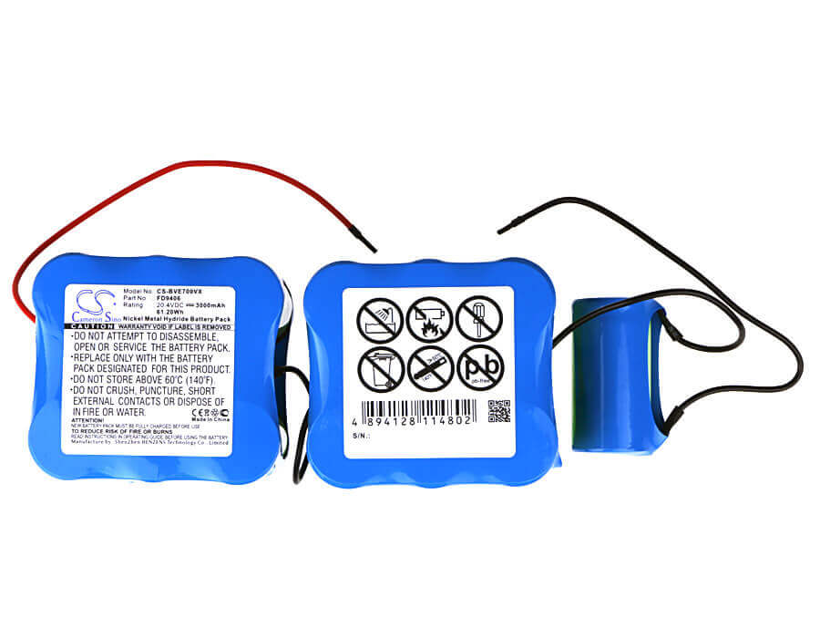 Battery For Bosch Bbhmove7, Bbhmove7/04 20.4v, 3000mah - 61.20wh Vacuum Cameron Sino Technology Limited   