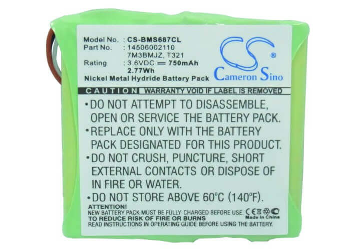 Battery For Bosch, Ms687 3.6v, 750mah - 2.70wh Cordless Phone Cameron Sino Technology Limited (Cordless Phone)   