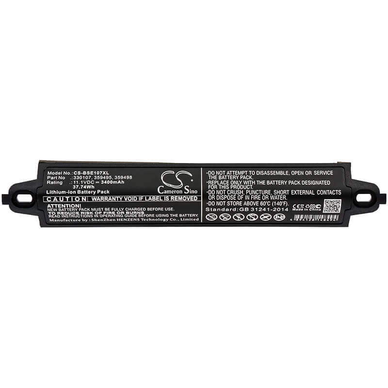 Battery For Bose, 404600, Soundlink, Soundlink 2 11.1v, 3400mah - 37.74wh Speaker Cameron Sino Technology Limited   