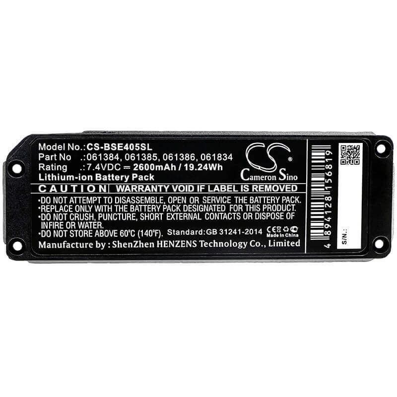 Battery For Bose, Soundlink Mini, Soundlink Mini One 7.4v, 2600mah - 19.24wh Batteries for Electronics Cameron Sino Technology Limited   