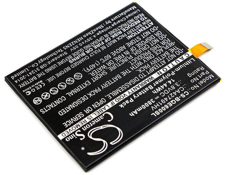 Battery For Bq, Aquaris E6 3.8v, 3800mah - 14.44wh Mobile, SmartPhone Cameron Sino Technology Limited   