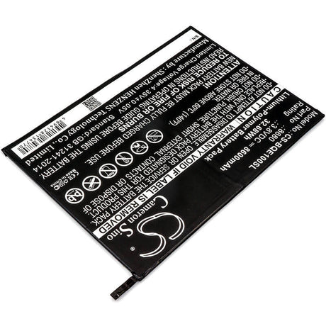 Battery For Bq, E10, E10 Tablet 3.8v, 8600mah - 32.68wh Tablet Cameron Sino Technology Limited   