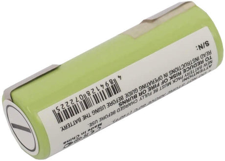 Battery For Braun 1008, 1012, 1013 1.2v, 2500mah - 3.00wh Toothbrush Cameron Sino Technology Limited   