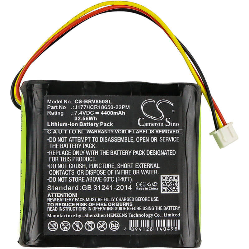 Battery For Braven, 850 7.4v, 4400mah - 0.56wh Speaker Cameron Sino Technology Limited   