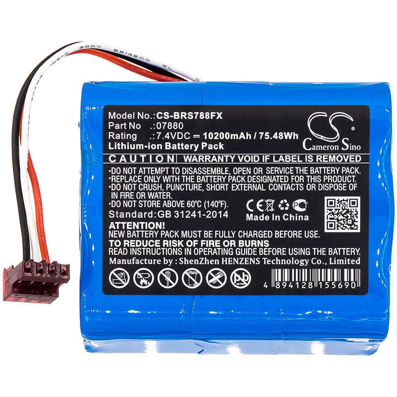 Battery For Bright Star, 7802, 7815, 7816 7.4v, 10200mah - 75.48wh Flashlight Cameron Sino Technology Limited   