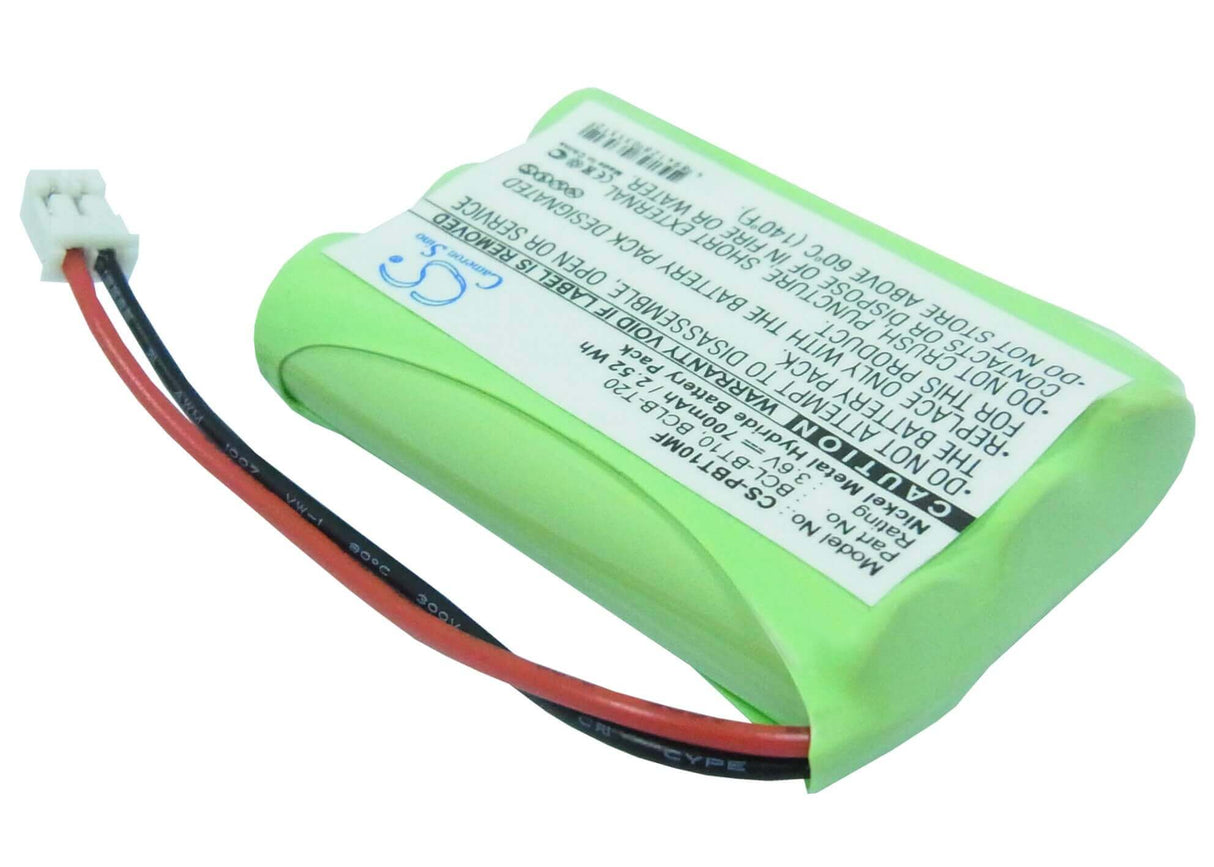 Battery For Brother Intellifax-1960c, Intellifax-2580c, Bcl-d10 3.6v, 700mah - 2.52wh Mobile Fax Cameron Sino Technology Limited   