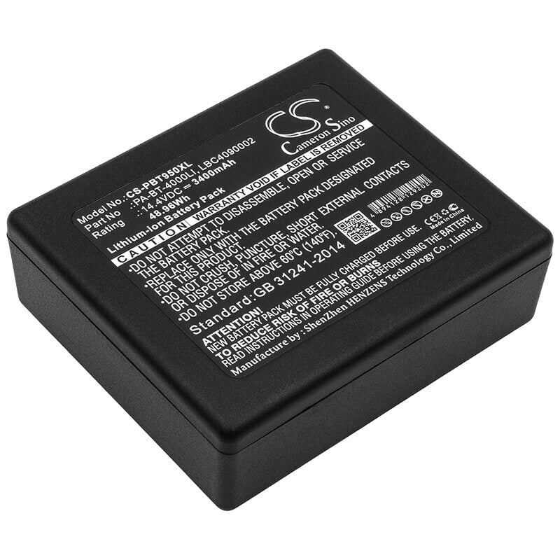 Battery For Brother, P Touch P 950 Nw Ruggedjet Rj 4030, Pa-bb-001 14.4v, 3400mah - 48.96wh Batteries for Electronics Cameron Sino Technology Limited   