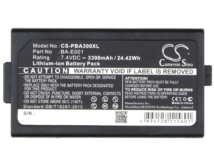 Battery For Brother Pt-e300, Pt-e500, Pt-e550w 7.4v, 3300mah - 24.42wh Batteries for Electronics Cameron Sino Technology Limited   