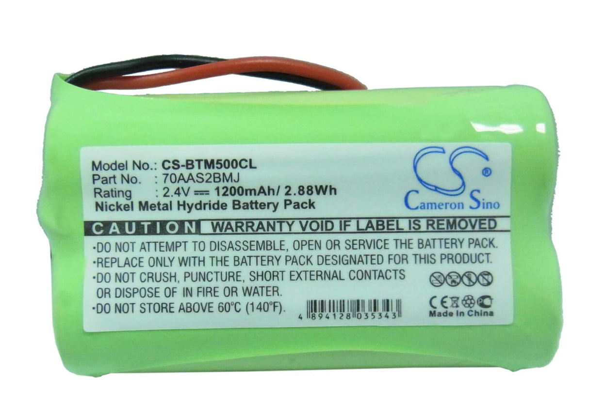 Battery For Bti, Clarity 600, Synergy 500, 2.4v, 1200mah - 2.88wh Cordless Phone Cameron Sino Technology Limited (Cordless Phone)   