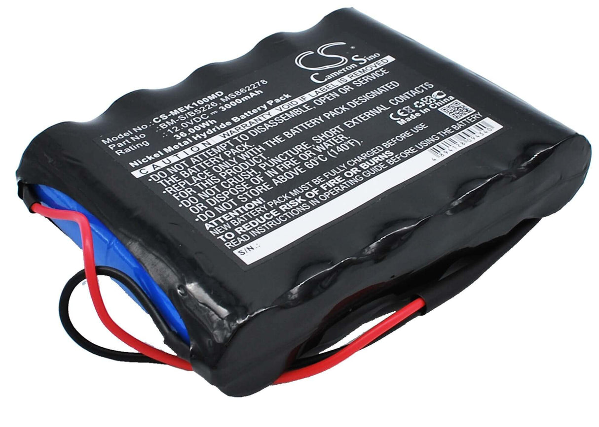 Battery For Burdick Corp Elite Ek10, Ek10, Elite 2 12.0v, 3000mah - 36.00wh Medical Cameron Sino Technology Limited (Medical)   