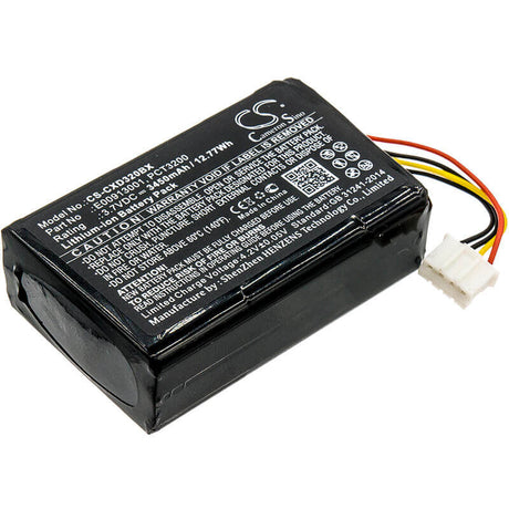 Battery For C-one, E-id, Xgk-c-one-e-id 3.7v, 3450mah - 12.77wh Barcode Scanner Cameron Sino Technology Limited   