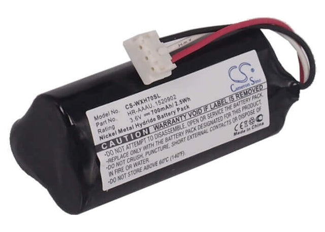 Battery For Cadus Clipper 3.6v, 700mah - 2.52wh Shaver Cameron Sino Technology Limited   