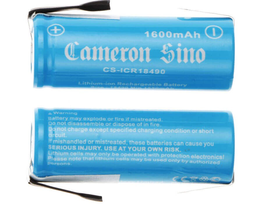 Battery For Cameron Sino, 18490 3.7v, 1600mah - 5.92wh 18490 Cameron Sino Technology Limited   