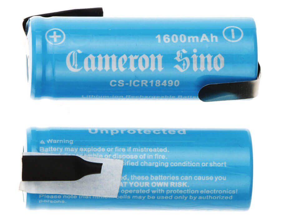 Battery For Cameron Sino, 18490 3.7v, 1600mah - 5.92wh 18490 Cameron Sino Technology Limited   