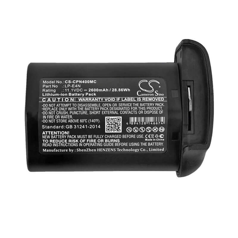 Battery For Canon, 1d Mark 3, 1d Mark 4, 1ds Mark 3 11.1v, 2600mah - 28.86wh Camera Cameron Sino Technology Limited   