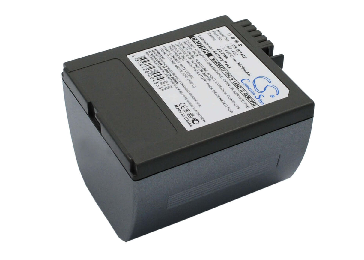 Battery For Canon Bp-422 Fit's Dm-mv3imc, Dm-mv3mc, 7.4v, 3000mah - 22.20wh Batteries for Electronics Cameron Sino Technology Limited (Suspended)   